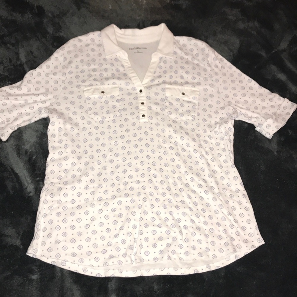 Croft&Barrow size large blouse. Never worn